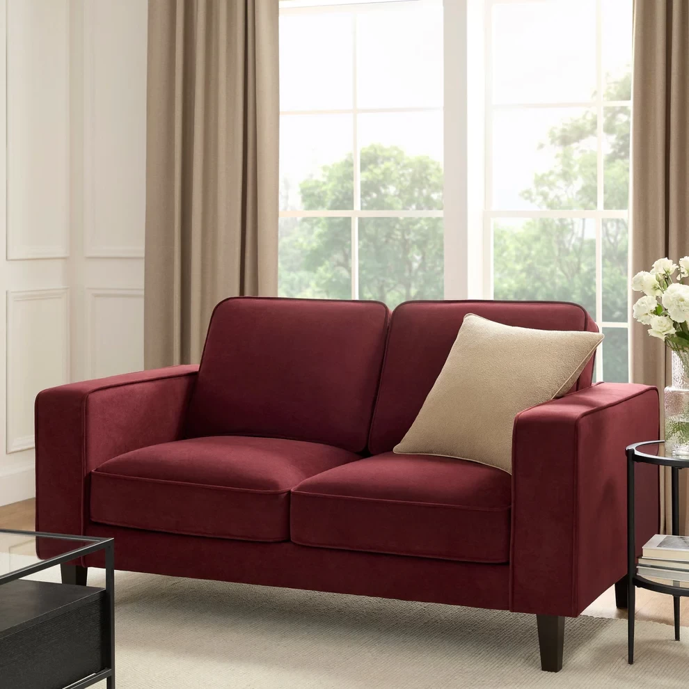 Soho 2 Seater Sofa - Berry