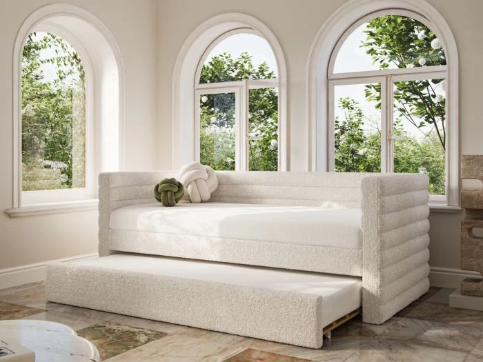 Flair Yuma Boucle Guest Bed