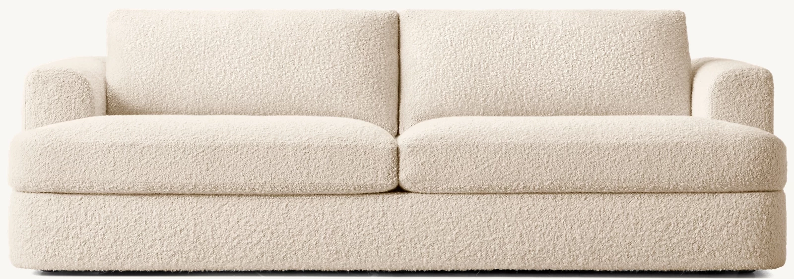 Modern 2-Seater Bouclé Sofa