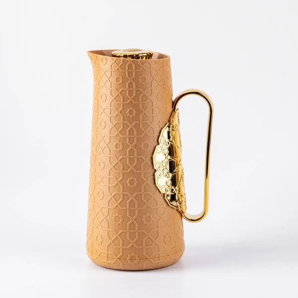 Otantik Rosette Vacuum Flask For Tea And Coffee 1L - Orange